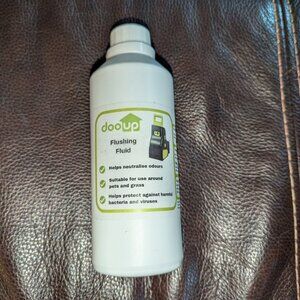 NEW DooUp Doo Up Pooper Poop Scooper Pet Yard Waste Refill Flushing Fluid Bottle